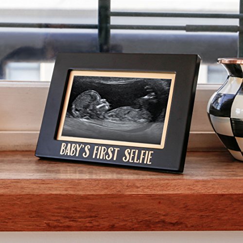 Pearhead Baby's First Selfie Sonogram Picture Frame, Gender-Neutral Baby Keepsake Photo Frame, Baby Nursery Décor