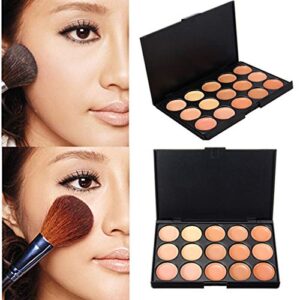 Vodisa 15 Color Ultra Contour Kit-Face Contouring and Highlighter Palette-Beauty Cosmetics Cream Makeup Blemish Concealer Palette