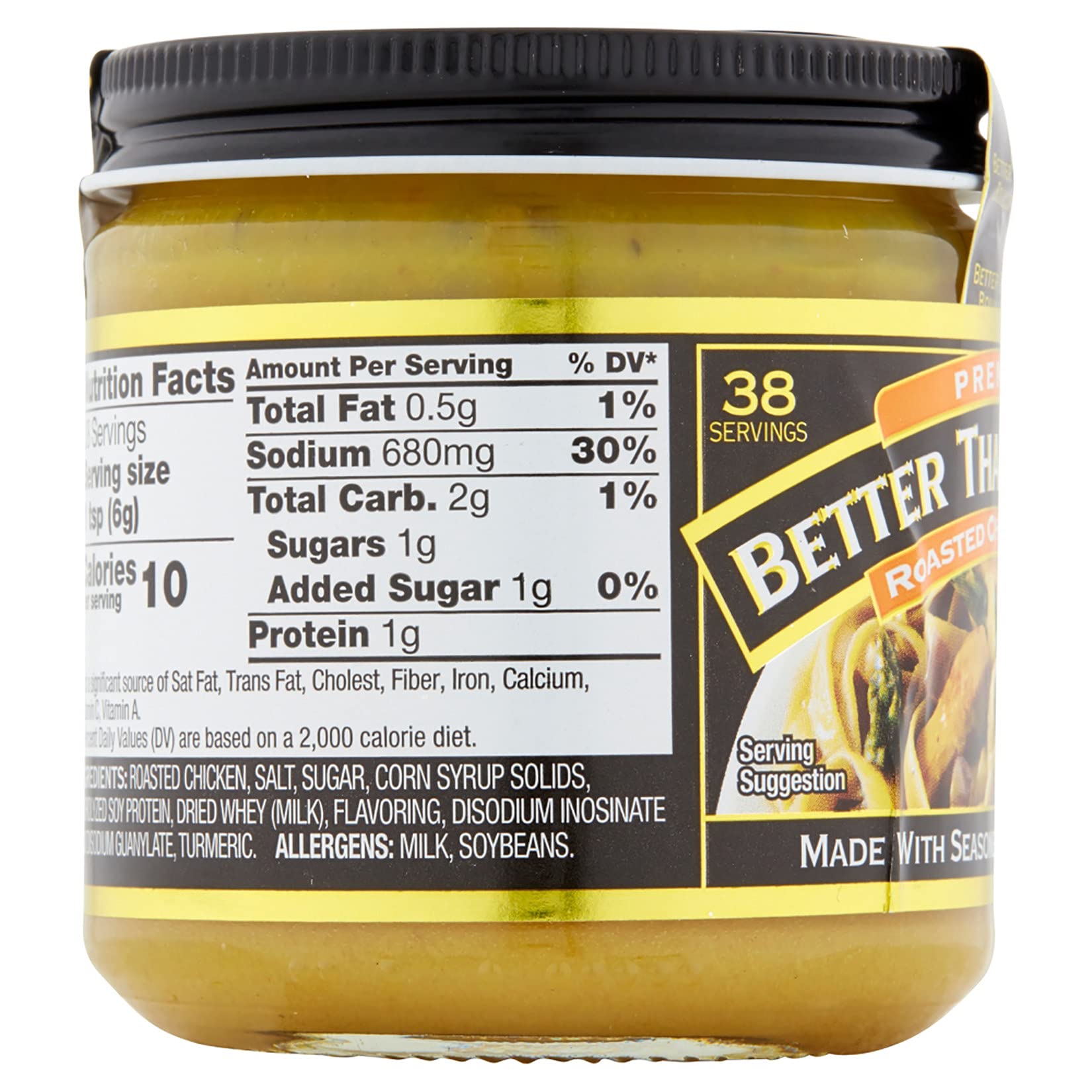 Better than Bouillon Premium Roasted Beef and Roasted Chicken Base, 8 oz Jars (Pack of 2)