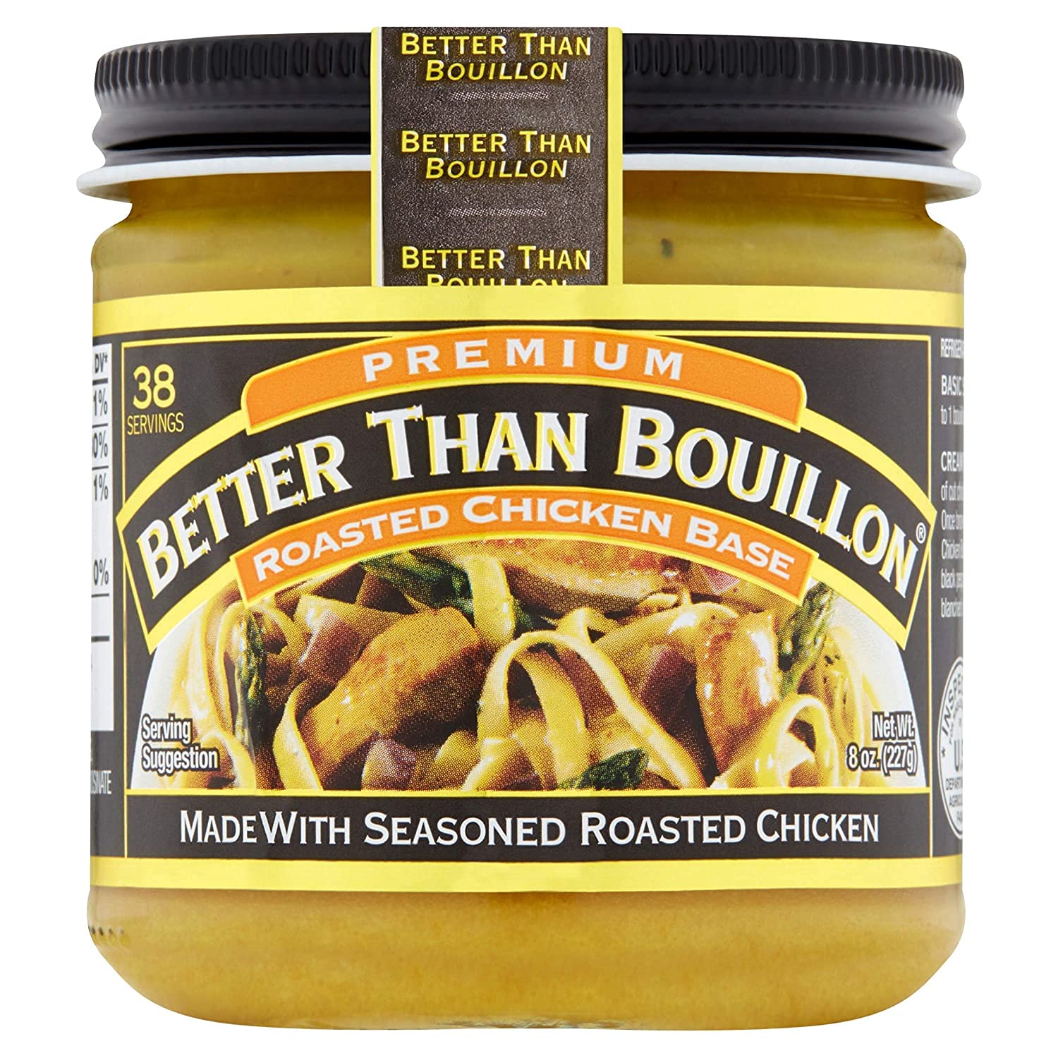 Better than Bouillon Premium Roasted Beef and Roasted Chicken Base, 8 oz Jars (Pack of 2)