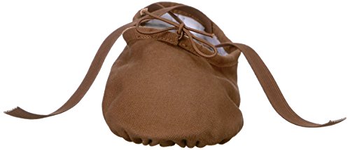 Bloch Women's Pump Split Sole Canvas Ballet Shoe/Slipper Dance, Cocoa, 6.5