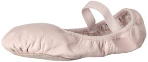 bloch women's dance belle full-sole leather ballet shoe/slipper, theatrical pink, 8 c us