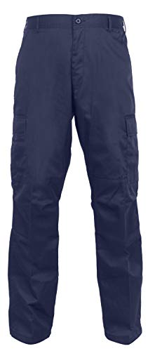 Rothco Relaxed Fit Zipper Fly BDU Pants, Navy Blue, 3XL