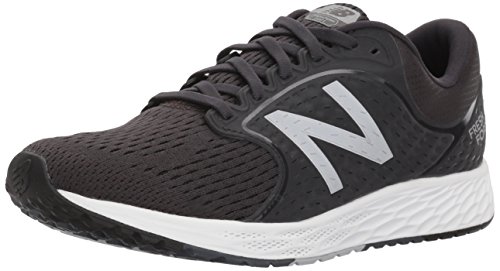 New Balance Women's Fresh Foam Zante V4 Running Shoe, Black/Phantom/Silver Metallic, 9 M US