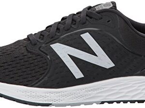 New Balance Women's Fresh Foam Zante V4 Running Shoe, Black/Phantom/Silver Metallic, 9 M US