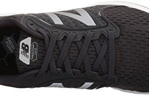 New Balance Women's Fresh Foam Zante V4 Running Shoe, Black/Phantom/Silver Metallic, 9 M US