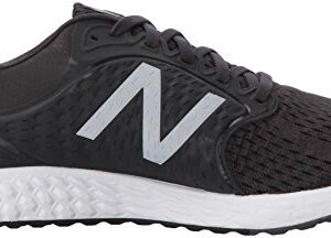 New Balance Women's Fresh Foam Zante V4 Running Shoe, Black/Phantom/Silver Metallic, 9 M US