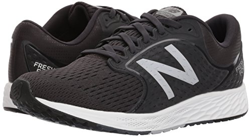 New Balance Women's Fresh Foam Zante V4 Running Shoe, Black/Phantom/Silver Metallic, 9 M US