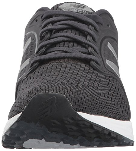 New Balance Women's Fresh Foam Zante V4 Running Shoe, Black/Phantom/Silver Metallic, 9 M US