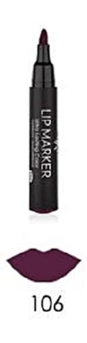 Golden Rose Lip Marker Lip Stain Ultra Long Lasting Natural Finish Water Based with Aloe Vera and Vitamin E (105 Mulberry)