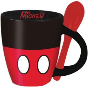 disney mickey signature shorts espresso cup with spoon
