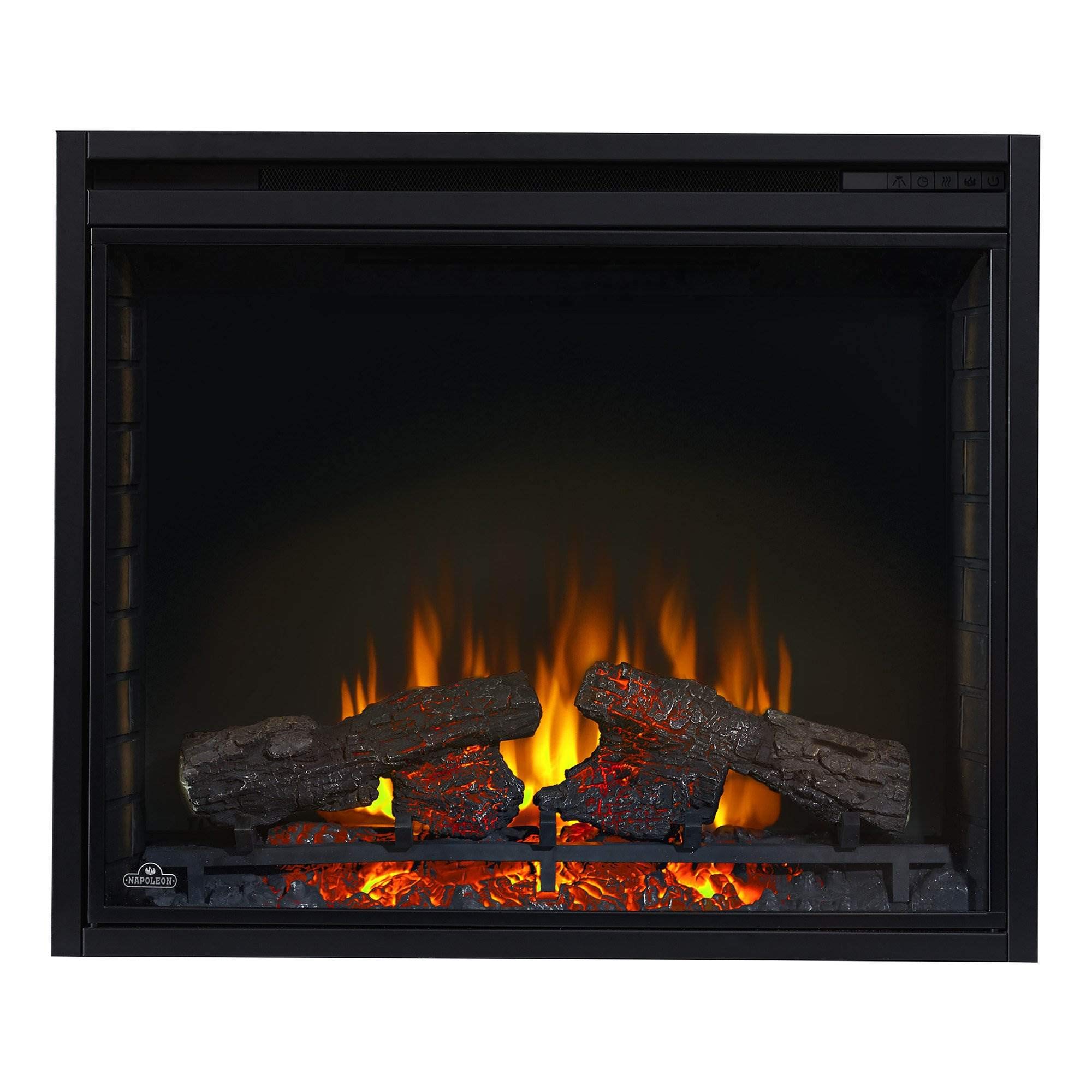 Napoleon Ascent 33 - NEFB33H - Built-in Electric Fireplace, 33-in, Realistic Logs & Flames, Self Trimming, Remote Included
