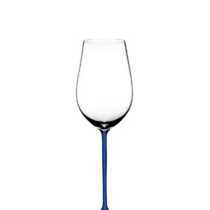 Riedel Fatto A Mano Riesling/Zinfandel Wine Glass, Blue