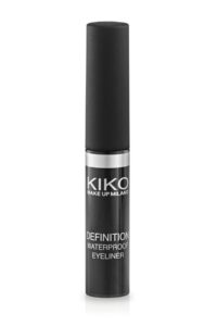 kiko milano definition waterproof eyeliner | liquid eyeliner with water-resistant formula