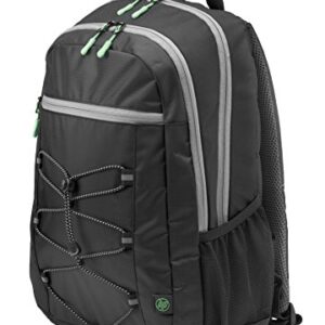 HP 15-inch Laptop Sport Backpack (Black/Green)