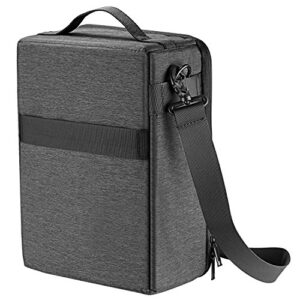 Neewer NW140S Waterproof Camera and Lens Storage Carrying Case 8.7x5.9x12.6 inches Soft Padded Bag for Canon Nikon Sony DSLR, 4 Lens or Flash, Trigger, Battery Accessories(Grey)