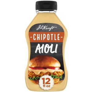 j.l. kraft chipotle aioli with chipotle peppers (12 fl oz squeeze bottle)