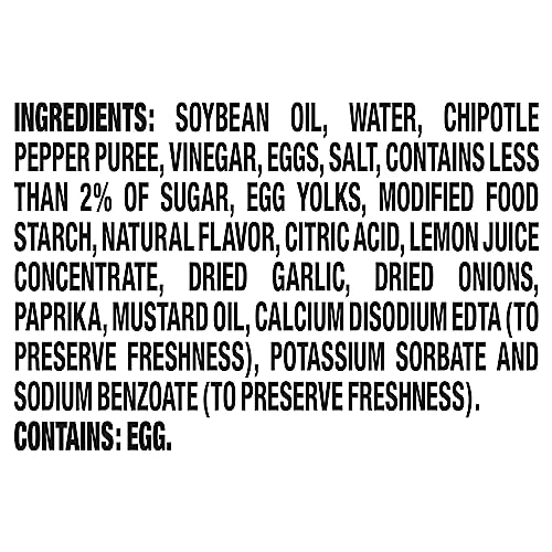 J.L. Kraft Chipotle Aioli with Chipotle Peppers (12 fl oz Squeeze Bottle)