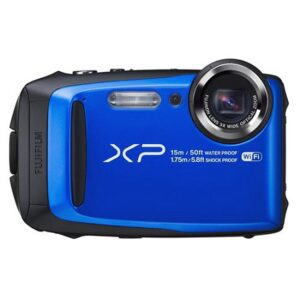 fujifilm finepix xp95 waterproof digital camera, blue