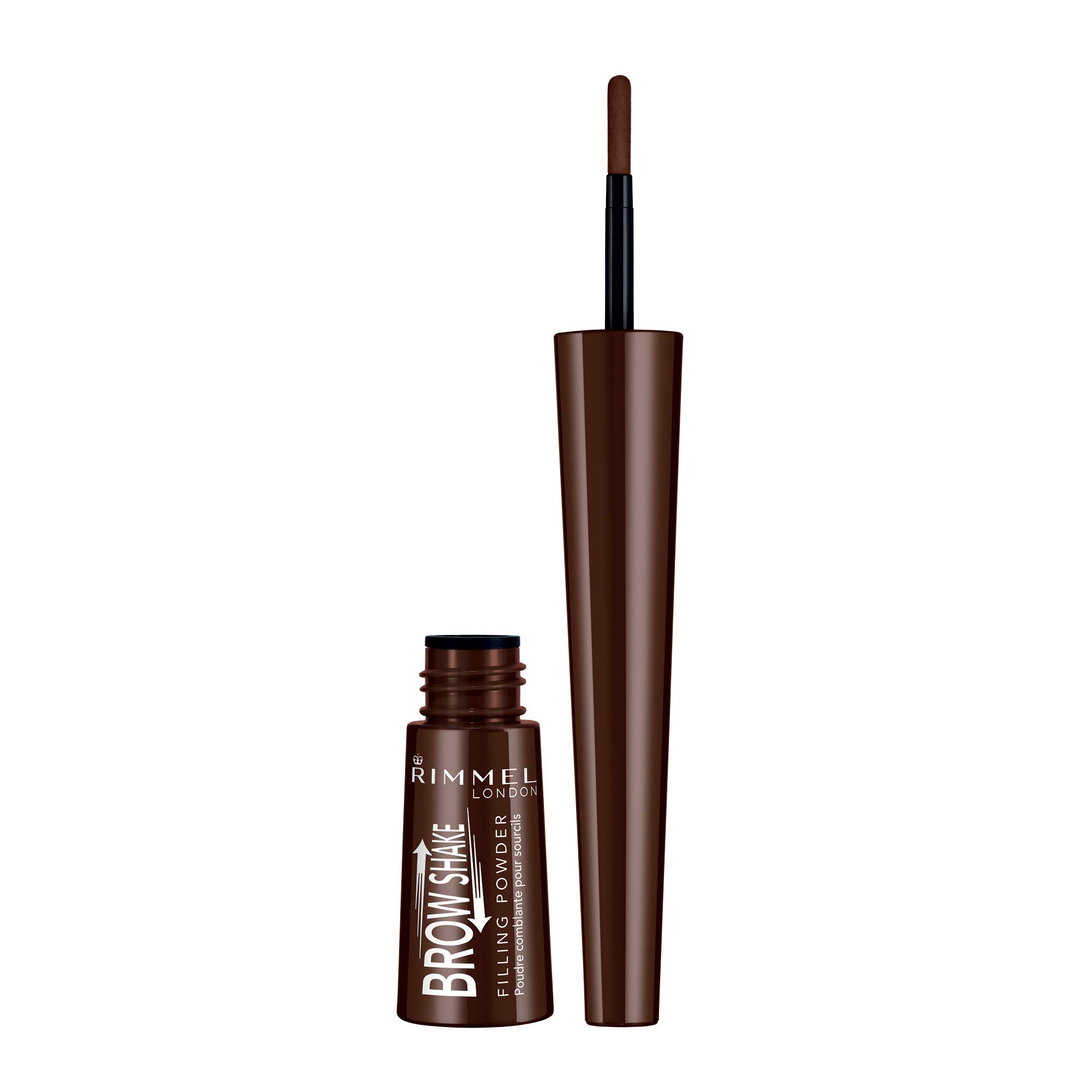 Rimmel Brow Shake Powder, 002 Medium Brown, 0.17 Fluid Ounce