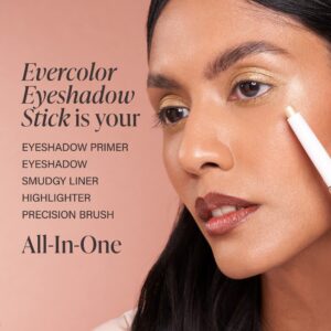 Mally Beauty Evercolor Eyeshadow Stick - Storm Shimmer - Waterproof and Crease-Proof Formula - Easy-to-Apply Buildable Color - Cream Shadow Stick