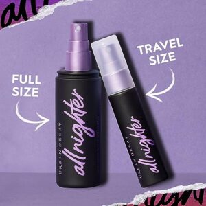 Urban Decay All Nighter Waterproof Makeup Setting Spray for Face, Long-lasting Award-winning Finishing Spray for Smudge-proof & Transfer-resistant Makeup, 16 HR Wear, Oil-free, Natural Finish, 4 fl oz