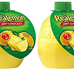 Realemon 100% Lemon Juice (Pack of 2) 2.5 oz. Each