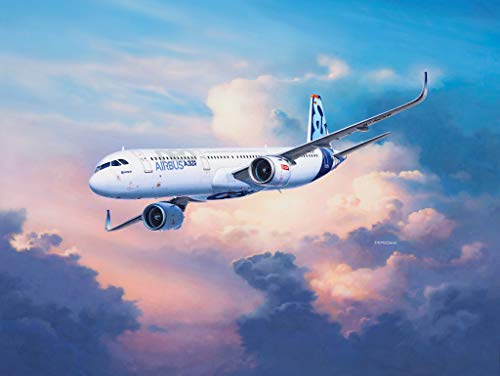 Revell RV04952 1:144-Airbus A321 Neo Plastic Model kit, Multi-Color