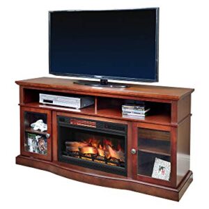 ChimneyFree Walker Cherry Electric Fireplace Entertainment Center - 25MM5326-C245