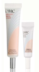 dhc velvet skin coat and velvet skin coat travel size 0.52 oz. net wt. and 0.18 net wt.