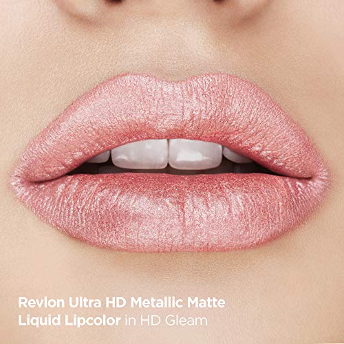 Revlon Ultra HD Metallic Matte Liquid Lipcolor, Liquid Lipstick, Gleam