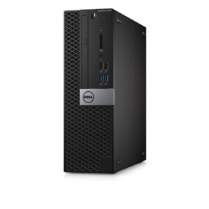 Dell K3T2W OptiPlex 5050 Small Form Factor Desktop, Intel Core i7-7700, 8GB RAM, 256GB SSD, Black