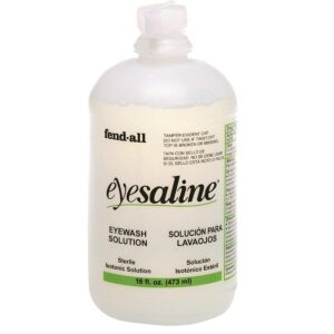 eyesaline emergency eyewash station refill bottles, 16 oz - 1/pack of 4