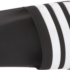 adidas Men's Adilette Shower Slides Black/White/White 11