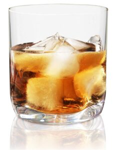 vivocci unbreakable tritan plastic rocks 12.5 oz whiskey & double old fashioned glasses | thumb indent base | ideal for bourbon & scotch | perfect for homes & bars | dishwasher safe | buy 6 pay 5
