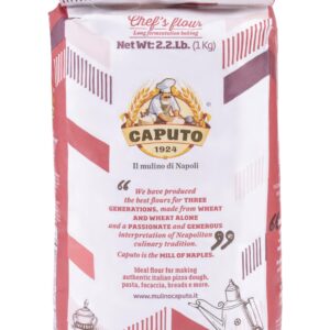 Antimo Caputo Chefs Flour - Italian Double Zero 00 - Soft Wheat for Pizza Dough, Bread, & Pasta, 2.2 Lb (Pack of 2)