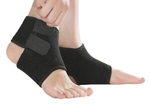 2 pack kids child adjustable nonslip ankle tendon compression brace sports dance foot support stabilizer wraps protector guard for injury prevention & protection for sprains, sore or weak ankles