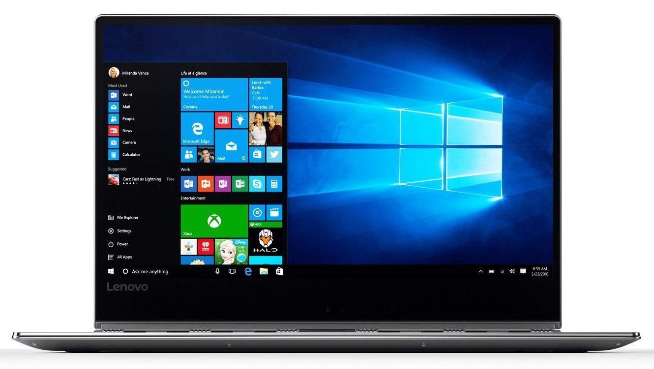 Lenovo Yoga 910 2-in-1 14" FHD IPS Touch-Screen Ultrabook, Intel Core i7-7500U, 8GB DDR4 RAM, 256GB SSD, HDMI, Bluetooth, 802.11ac, Fingerprint Reader, Backlit Keyboard, No DVD -Windows10