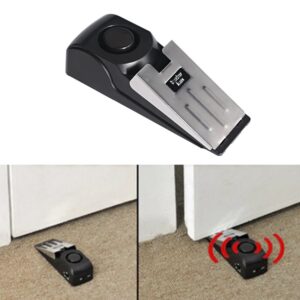 Door Stop Alarm Door Stopper Security System Doorstop Safety Tools with 120 dB Siren Great for Home Travel Apartment or Dorm (Pack of 2)