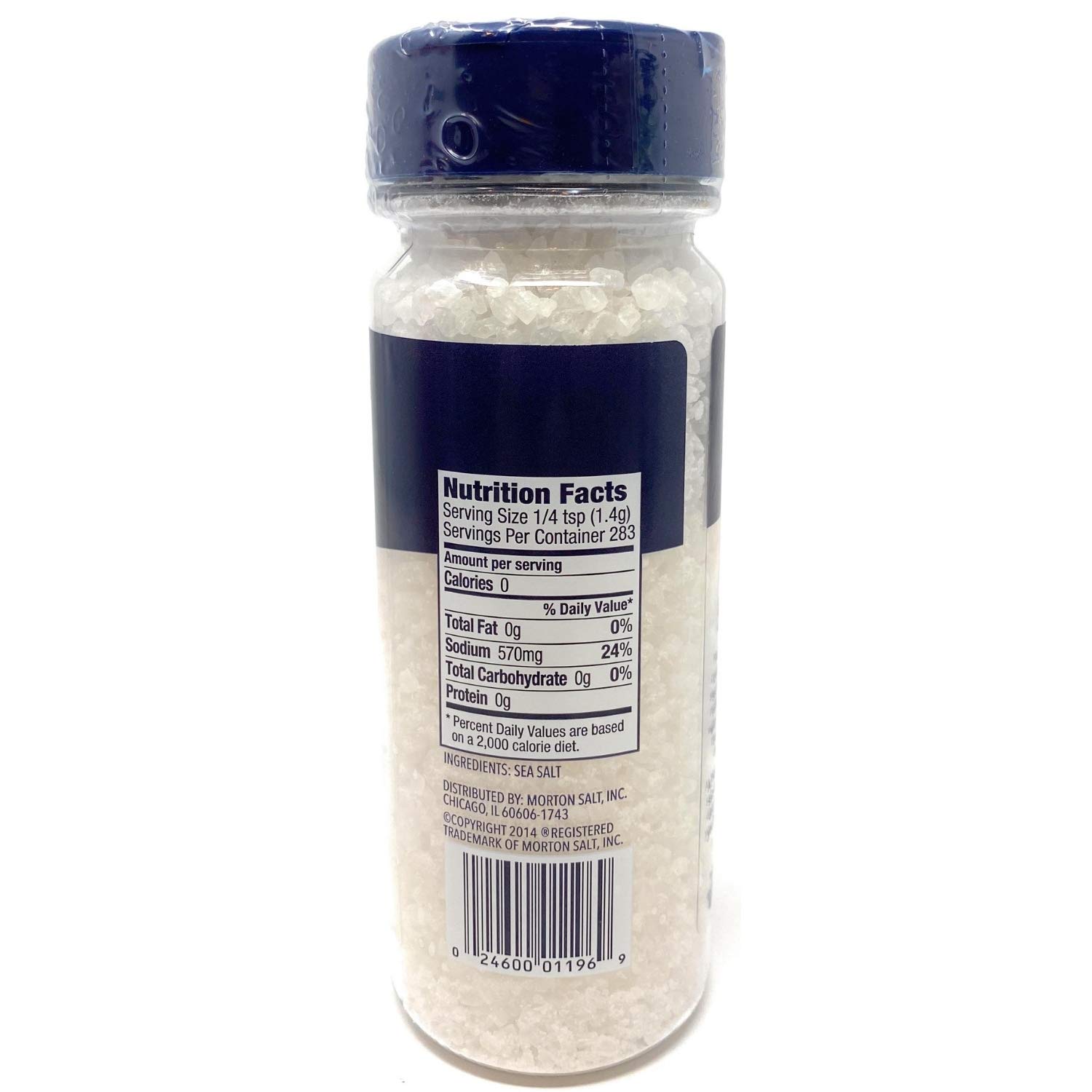 Morton Extra Coarse Sea Salt Grinder Refill,