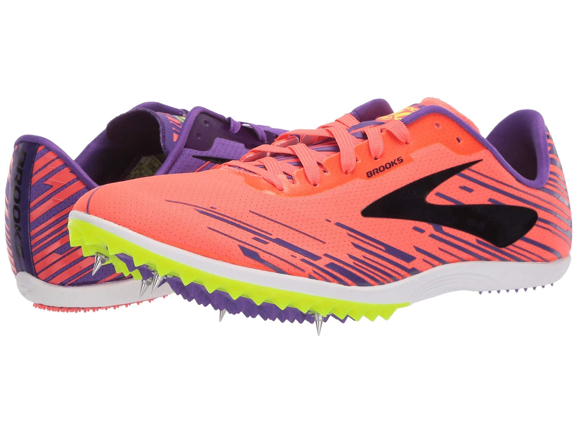 Brooks Mach 18 Fiery Coral/Electric Purple/Black 10.5 B (M)