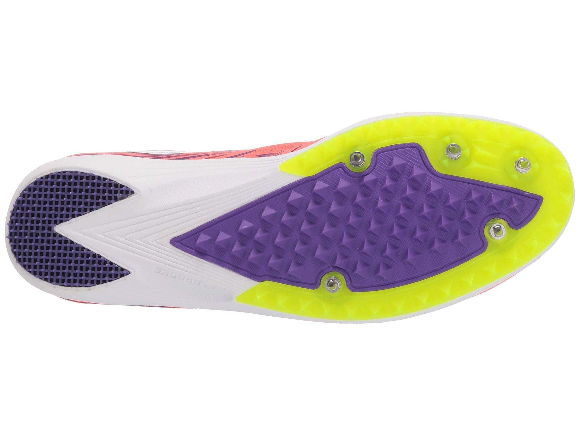 Brooks Mach 18 Fiery Coral/Electric Purple/Black 10.5 B (M)