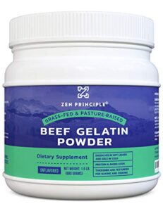 grass-fed gelatin powder, 1.5 lb. custom anti-aging protein for healthy hair, skin, joints & nails. paleo and keto friendly cooking and baking. type 1 and 3 collagen. gmo and gluten free. unflavored.