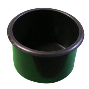 FR Universal Replacement Plastic Cup Holder, 3 3/8" Diameter, Black