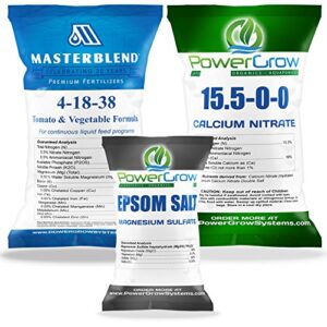 masterblend 4-18-38 complete combo kit fertilizer bulk (25 pound kit)
