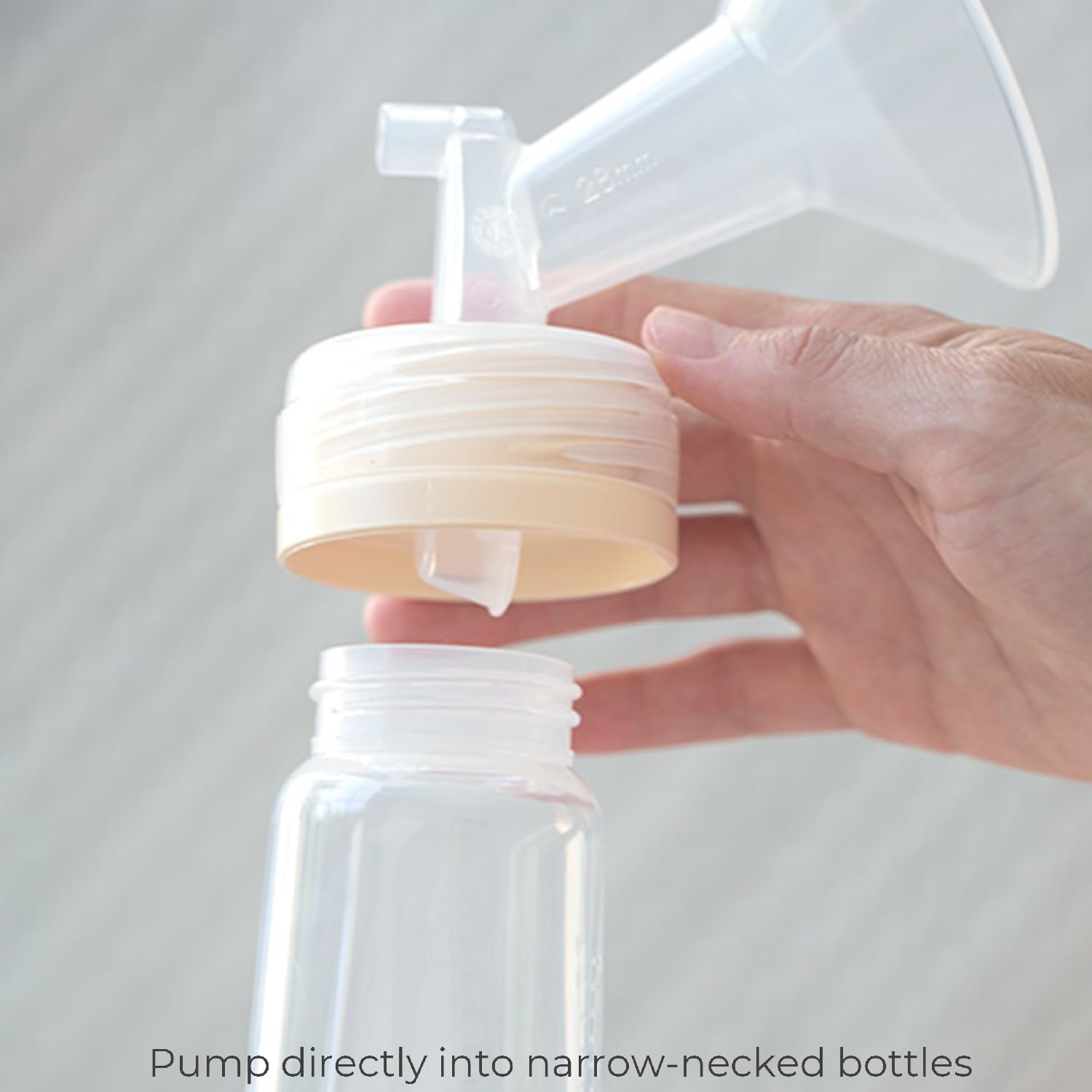 Spectra - Bottle Adapter for Narrow Baby Bottles - Compatible with Breast Shield for Spectra Milk Pump