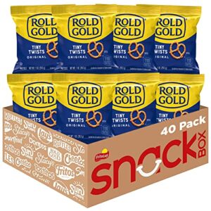 rold gold pretzels, tiny twists, 1 ounce (pack of 40)