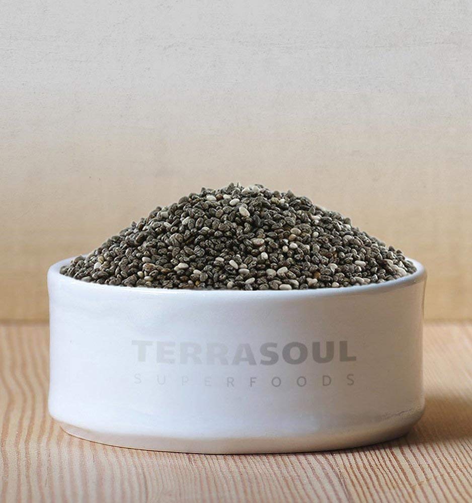 Terrasoul Superfoods Organic Black Chia Seeds, 2.5 Pounds, Nutrient-Packed Superfood for Energy, Puddings, Smoothies, and Baking