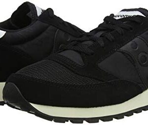 Saucony Originals womens Jazz Original Vintage Sneaker, Black/Black, 7 US