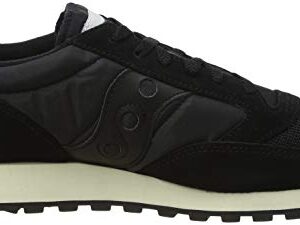 Saucony Originals womens Jazz Original Vintage Sneaker, Black/Black, 7 US